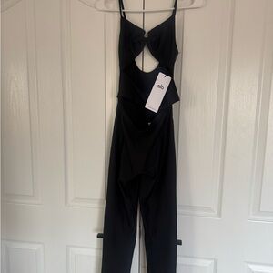 ALO Yoga Sleek Black Jumpsuit
